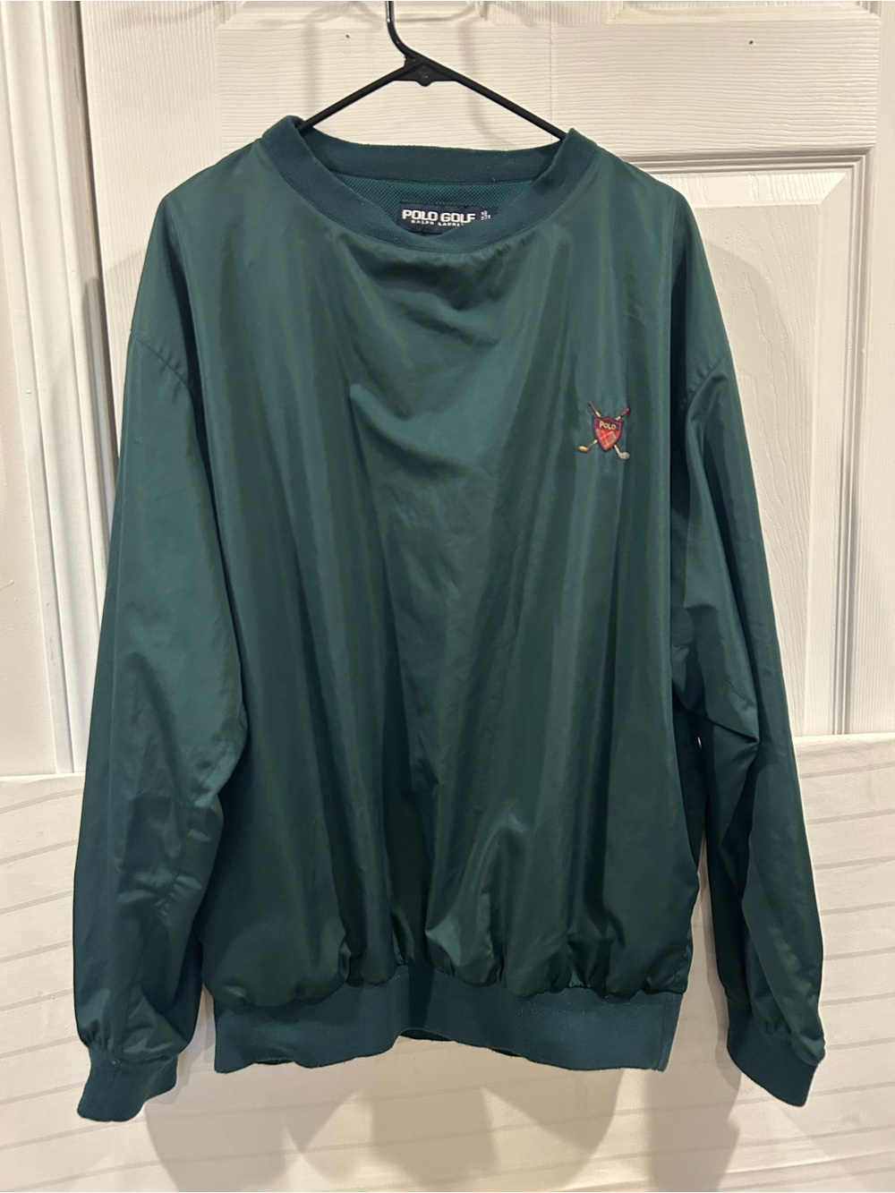 Vintage Polo by Ralph Lauren Forest Green Crewneck Pullover Windbreaker
